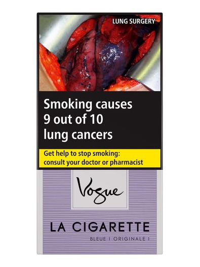 vogue cigarettes Blue 20 Packet of 20 'Vogue; Superslims