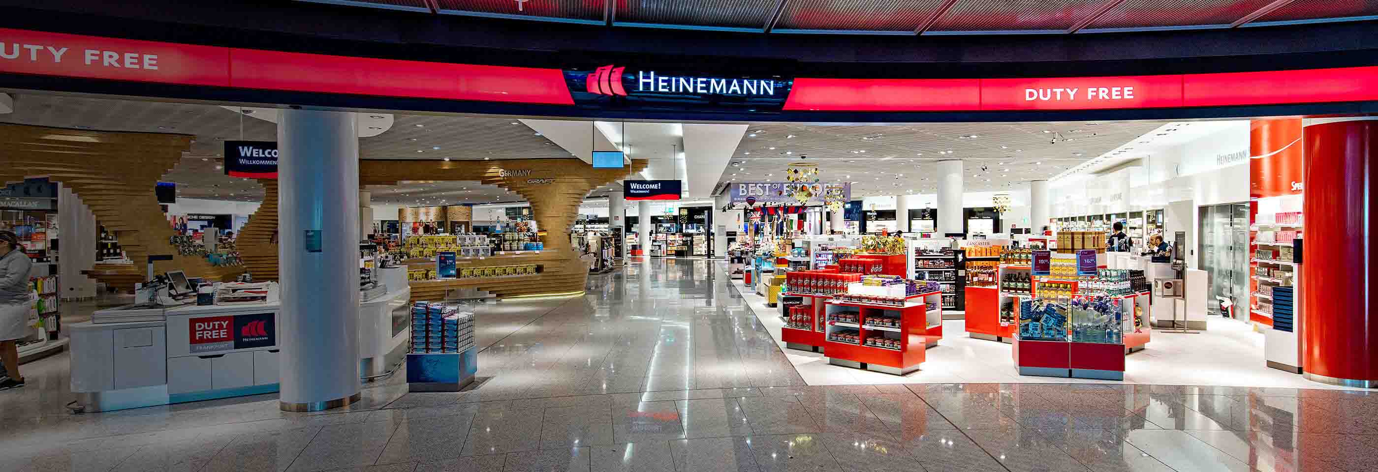 Heinemann Duty Freeの店内